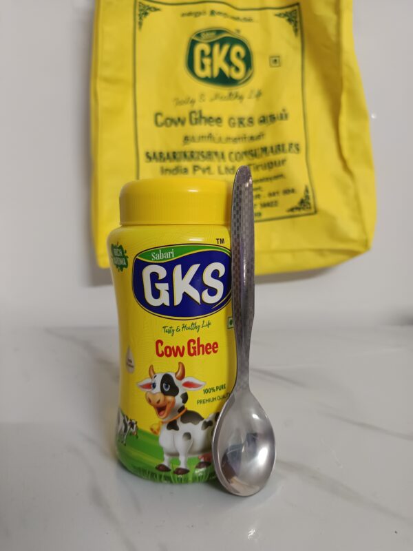 GKS Cow Ghee 500 ML Jar with Assorted Gifts